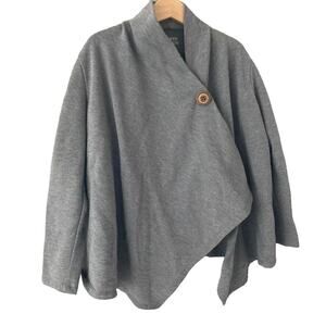 Harper Canyon Cardigan Poncho Sweater - Gray - Small or 7/8